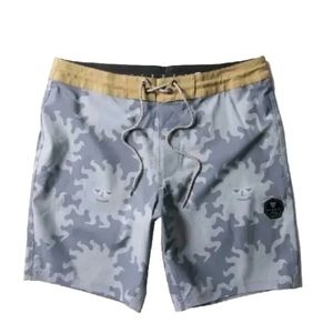 Vissla Boardshorts Sunburst Shredded Heads Raise By Waves Drab Green Men Sz 38